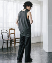 U.S. POLO ASSN. ユーエスポロアッスン 別注コラボワンポイントロゴ刺繍天竺タンクトップ/ノースリーブTee 15441