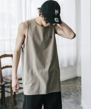 U.S. POLO ASSN. ユーエスポロアッスン 別注コラボワンポイントロゴ刺繍天竺タンクトップ/ノースリーブTee 15441