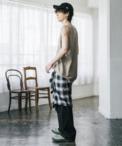 U.S. POLO ASSN. ユーエスポロアッスン 別注コラボワンポイントロゴ刺繍天竺タンクトップ/ノースリーブTee 15441