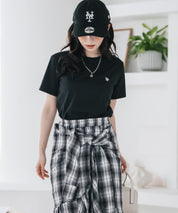 U.S. POLO ASSN. W's 別注コラボワンポイントロゴ刺繍半袖Tシャツ 15442