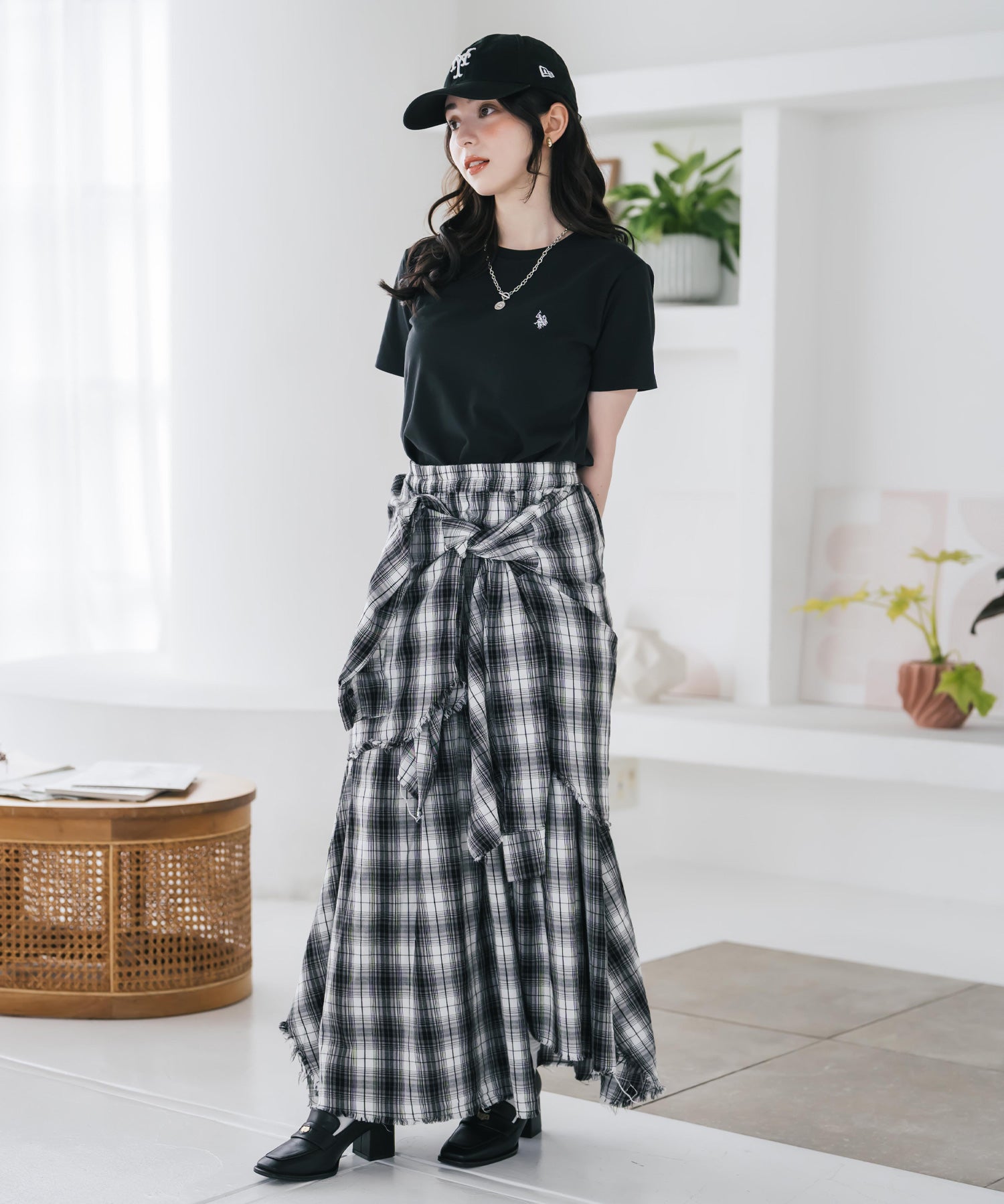 U.S. POLO ASSN. W's 別注コラボワンポイントロゴ刺繍半袖Tシャツ 15442