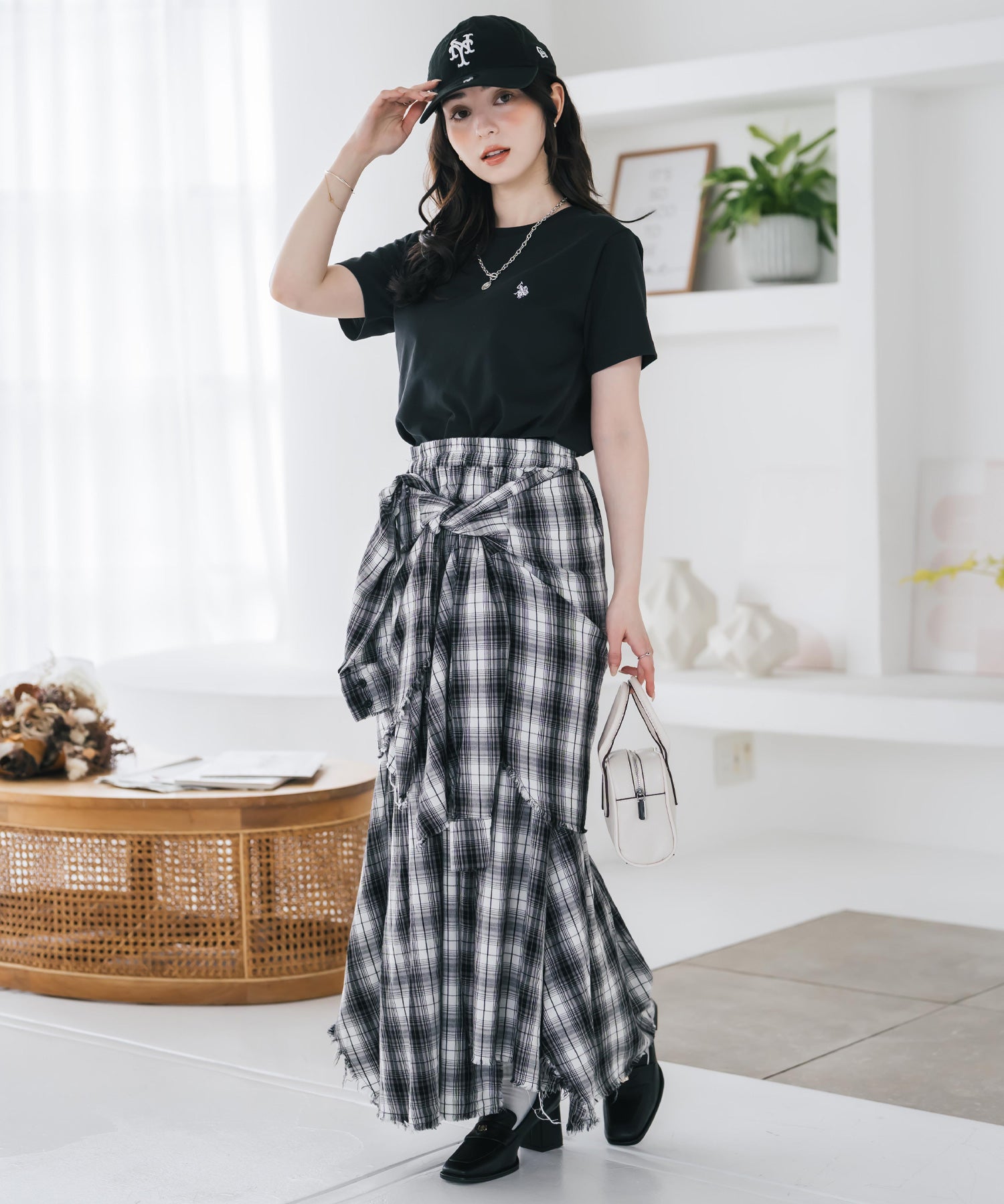 U.S. POLO ASSN. W's 別注コラボワンポイントロゴ刺繍半袖Tシャツ 15442