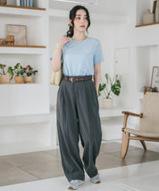 U.S. POLO ASSN. W's 別注コラボワンポイントロゴ刺繍半袖Tシャツ 15442