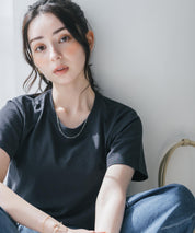 U.S. POLO ASSN. W's 別注コラボワンポイントロゴ刺繍半袖Tシャツ 15442