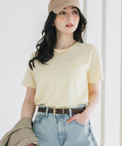 U.S. POLO ASSN. W's 別注コラボワンポイントロゴ刺繍半袖Tシャツ 15442