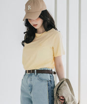 U.S. POLO ASSN. W's 別注コラボワンポイントロゴ刺繍半袖Tシャツ 15442