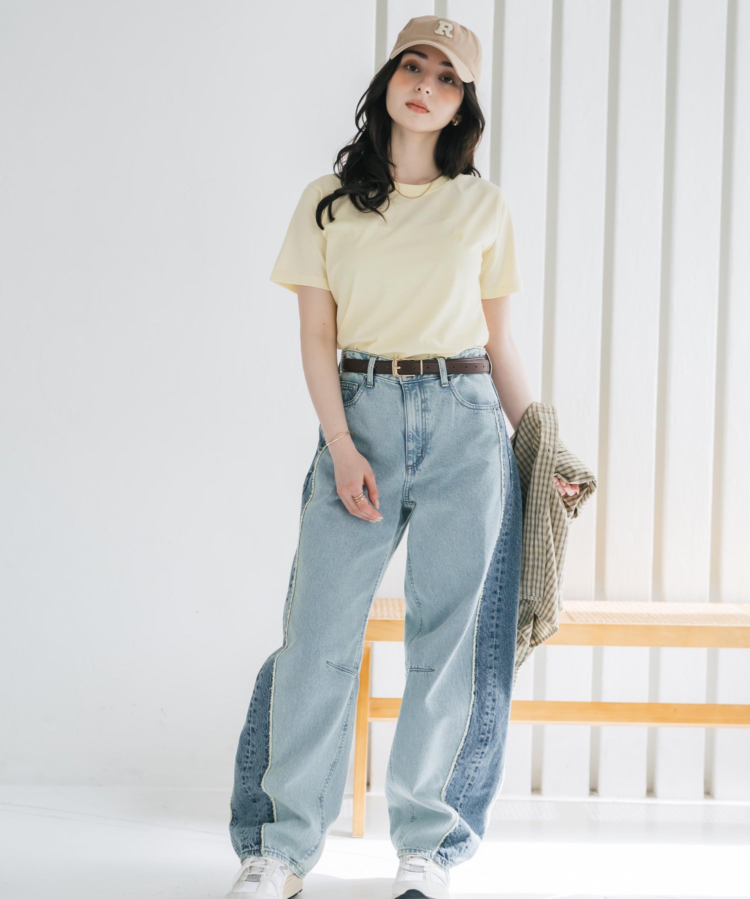 U.S. POLO ASSN. W's 別注コラボワンポイントロゴ刺繍半袖Tシャツ 15442