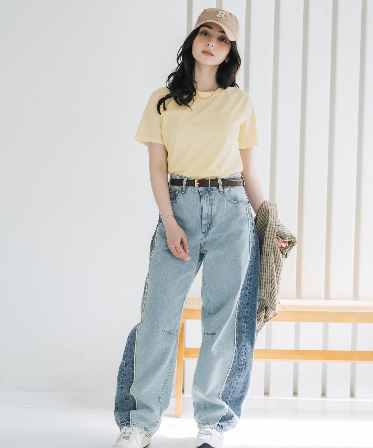 U.S. POLO ASSN. W's 別注コラボワンポイントロゴ刺繍半袖Tシャツ 15442