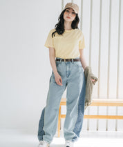 U.S. POLO ASSN. W's 別注コラボワンポイントロゴ刺繍半袖Tシャツ 15442
