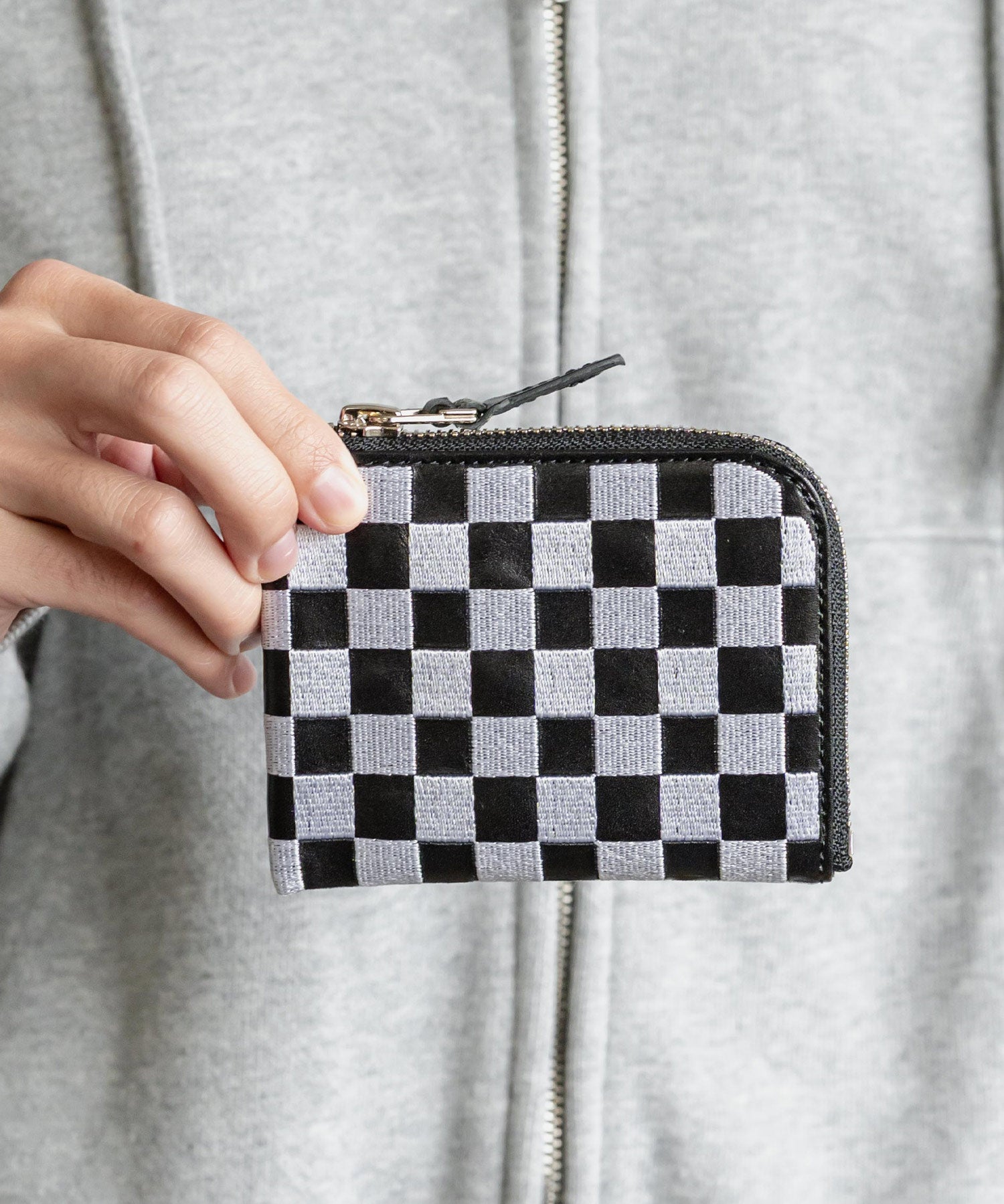 Butler Verner Sails バトラーバーナーセイルズ 日本製 国産 カウレザー刺繍L字ジップハーフウォレット JW-2989 15458