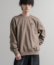 新色追加 日本未展開モデル WHITE LABEL THE NORTH FACE ESSENTIAL SWEATSHIRTS ルーズフィットワンポイントロゴスウェットトレーナー 15459