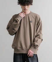 新色追加 日本未展開モデル WHITE LABEL THE NORTH FACE ESSENTIAL SWEATSHIRTS ルーズフィットワンポイントロゴスウェットトレーナー 15459
