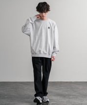新色追加 日本未展開モデル WHITE LABEL THE NORTH FACE ESSENTIAL SWEATSHIRTS ルーズフィットワンポイントロゴスウェットトレーナー 15459
