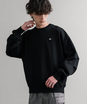 新色追加 日本未展開モデル WHITE LABEL THE NORTH FACE ESSENTIAL SWEATSHIRTS ルーズフィットワンポイントロゴスウェットトレーナー 15459
