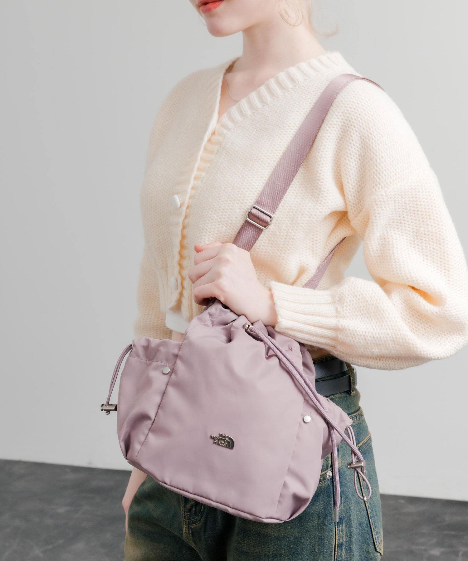 日本未展開モデル THE NORTH FACE ザ・ノースフェイス WHITE LABEL ホワイトレーベル BONNEY BUCKET BAG MINI/2WAYショルダーバッグ 15468