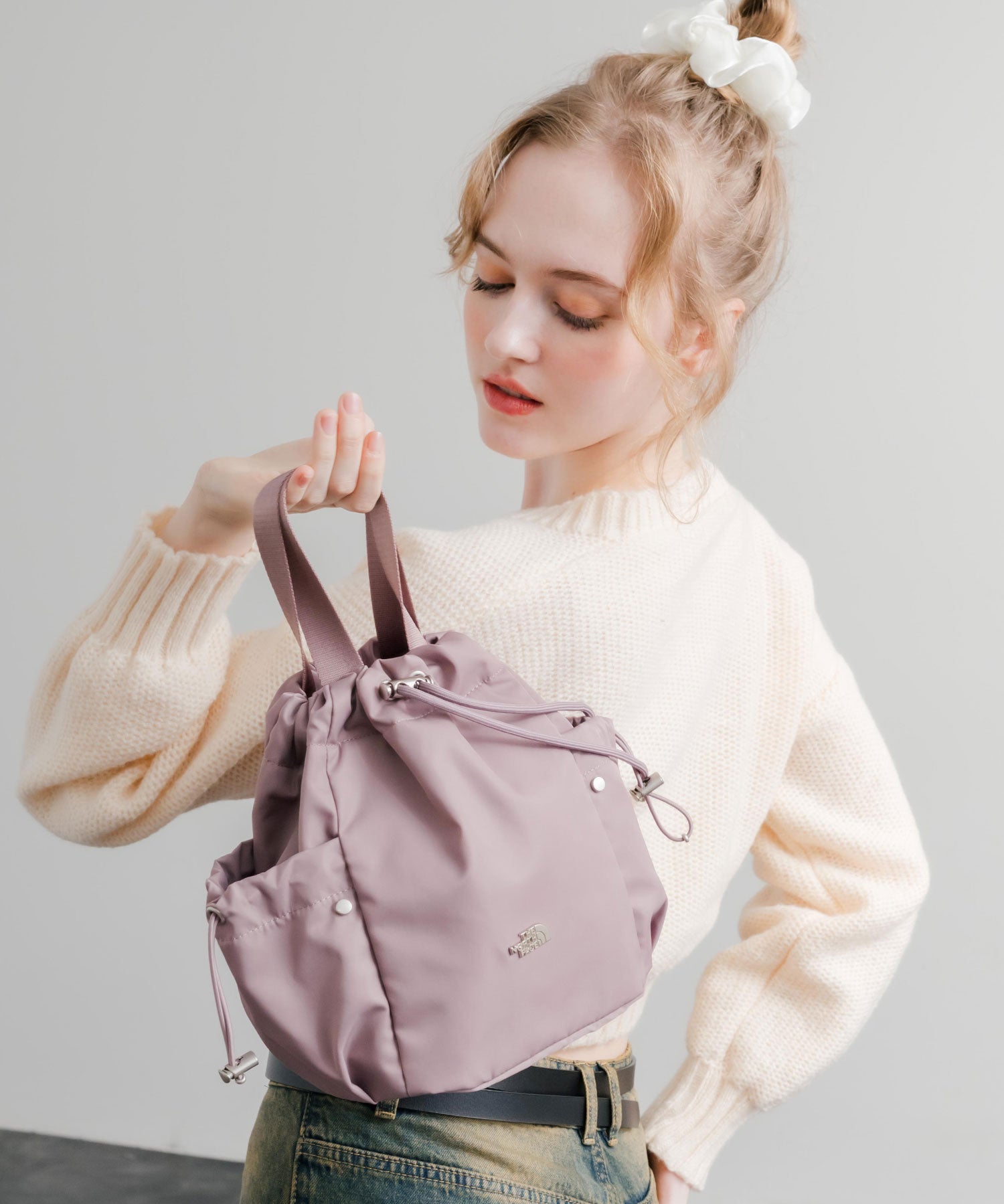 日本未展開モデル THE NORTH FACE ザ・ノースフェイス WHITE LABEL ホワイトレーベル BONNEY BUCKET BAG MINI/2WAYショルダーバッグ 15468