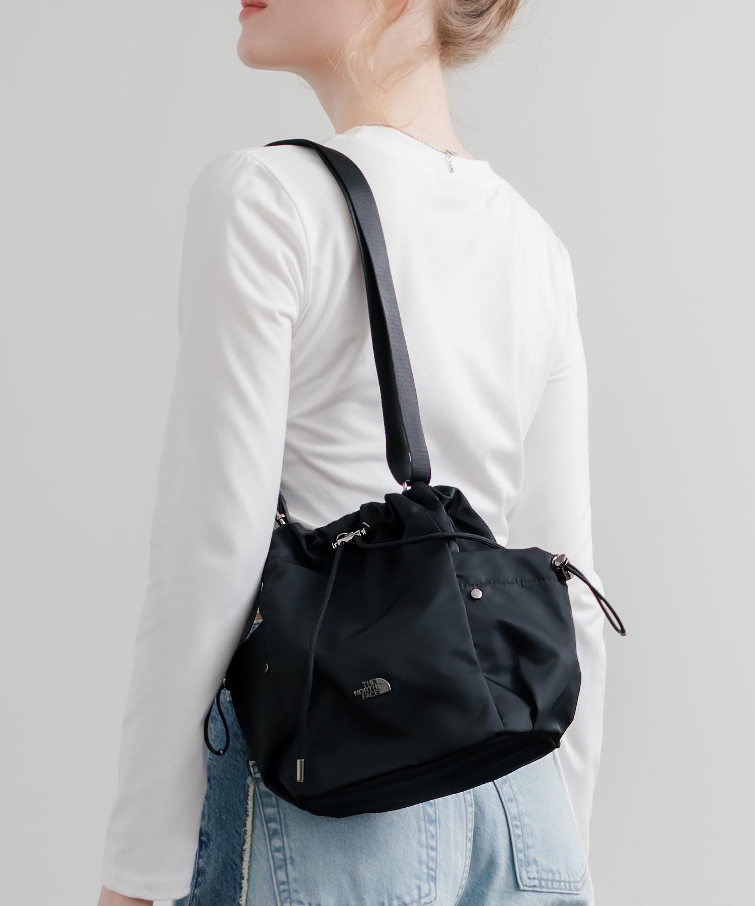 日本未展開モデル THE NORTH FACE ザ・ノースフェイス WHITE LABEL ホワイトレーベル BONNEY BUCKET BAG MINI/2WAYショルダーバッグ 15468