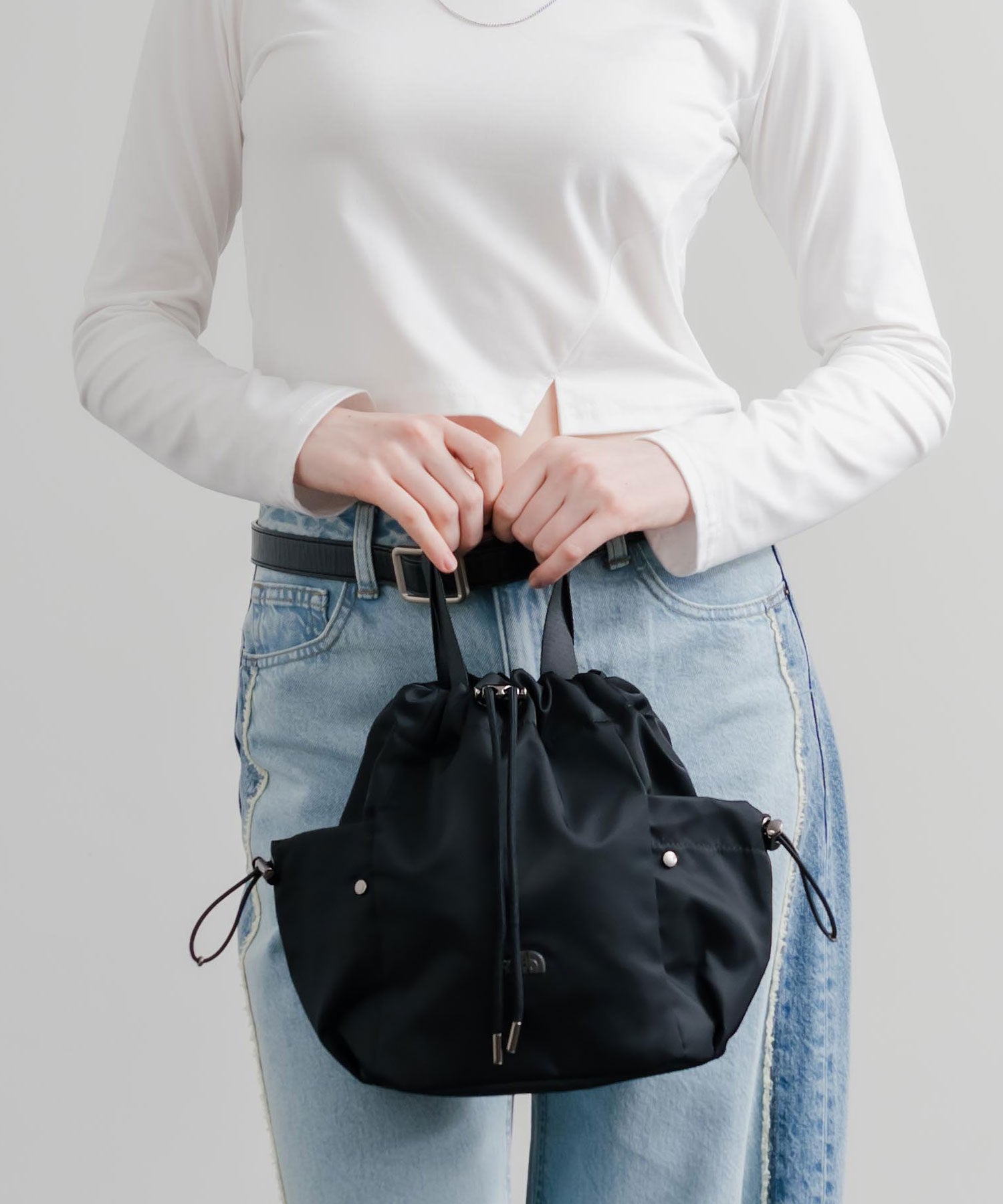 日本未展開モデル THE NORTH FACE ザ・ノースフェイス WHITE LABEL ホワイトレーベル BONNEY BUCKET BAG MINI/2WAYショルダーバッグ 15468