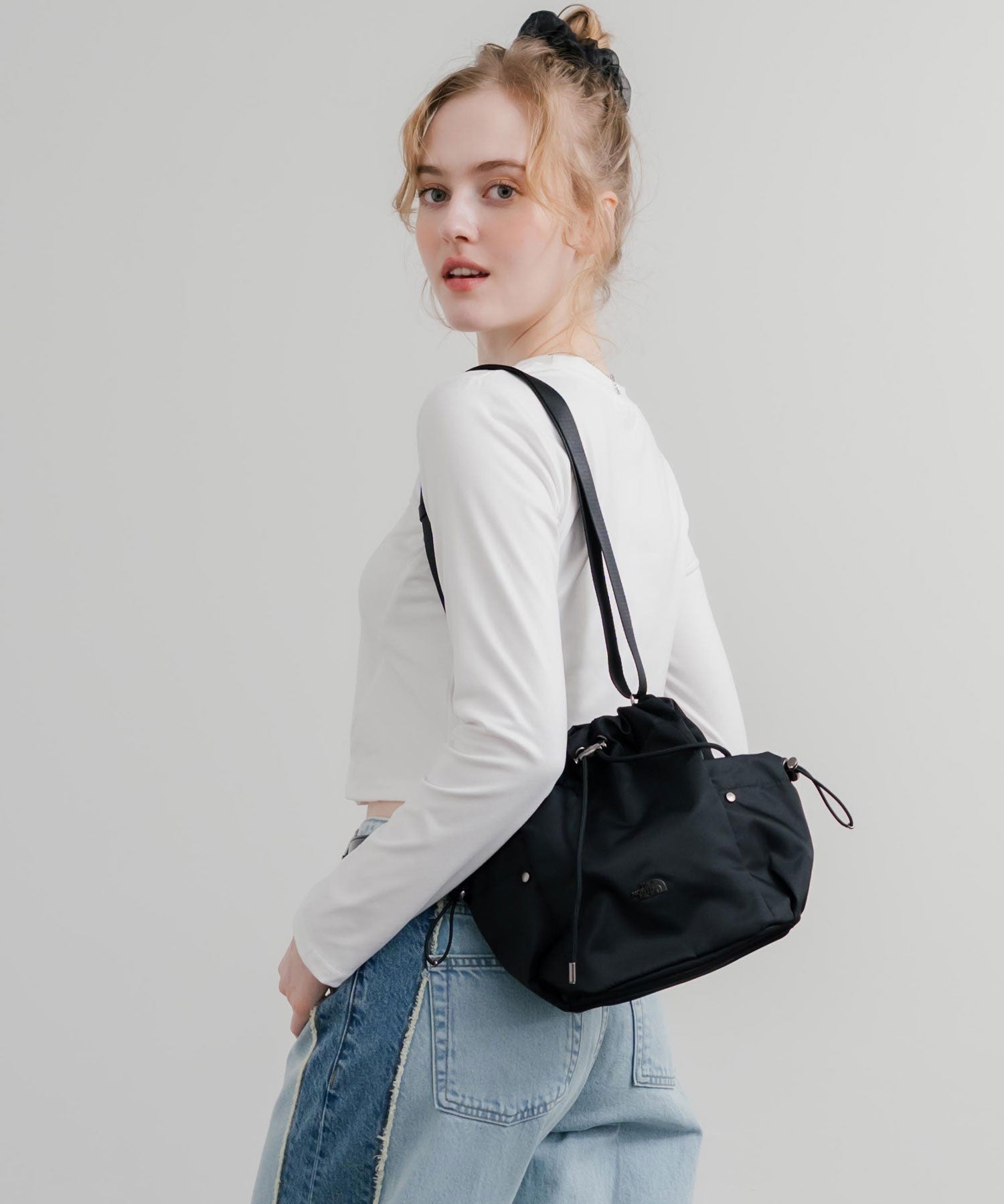 日本未展開モデル THE NORTH FACE ザ・ノースフェイス WHITE LABEL ホワイトレーベル BONNEY BUCKET BAG MINI/2WAYショルダーバッグ 15468