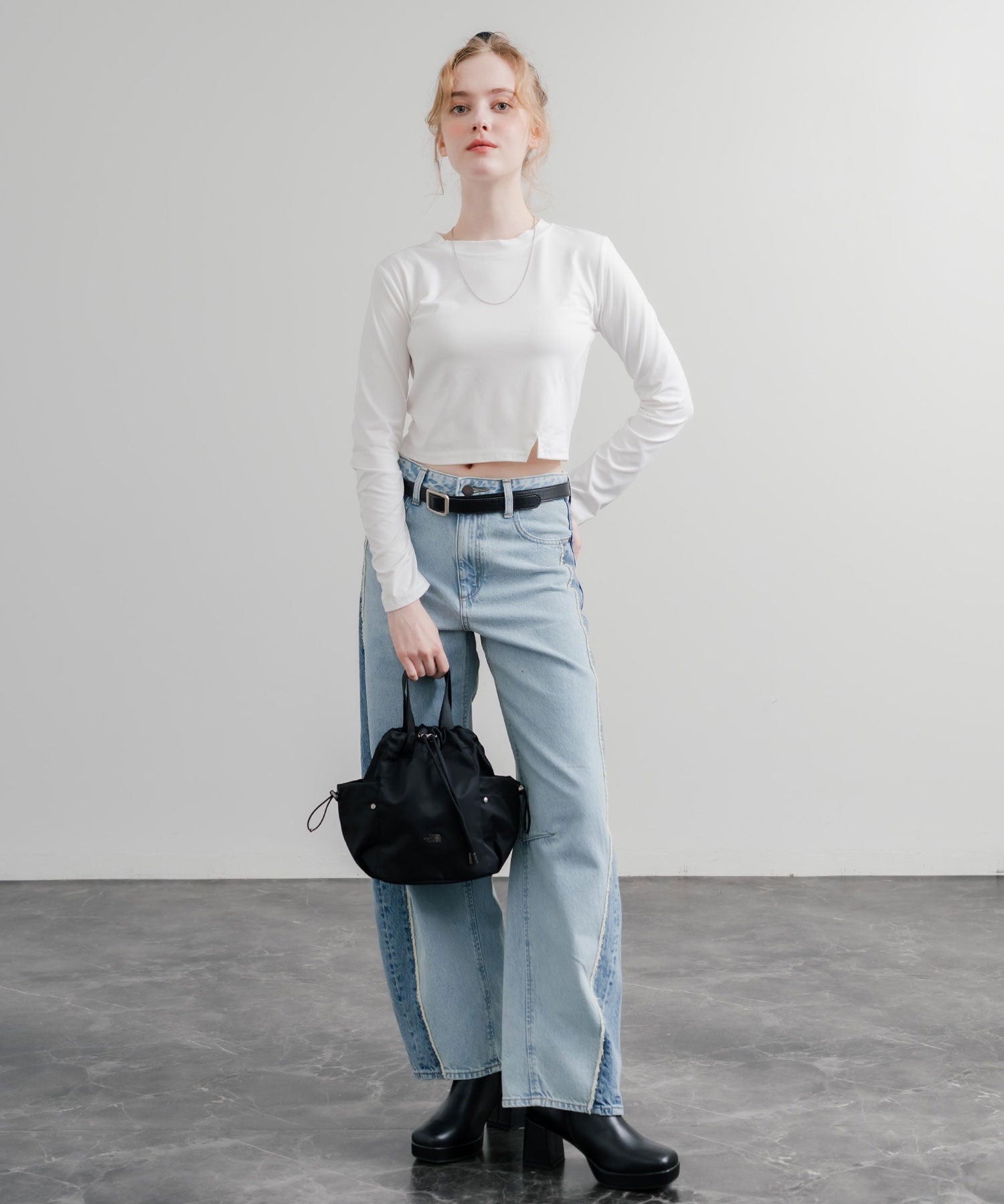 日本未展開モデル THE NORTH FACE ザ・ノースフェイス WHITE LABEL ホワイトレーベル BONNEY BUCKET BAG MINI/2WAYショルダーバッグ 15468