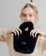 日本未展開モデル THE NORTH FACE ザ・ノースフェイス WHITE LABEL ホワイトレーベル PLUMPY TOTE BAG MINI FUR/2WAYミニバッグ 15469