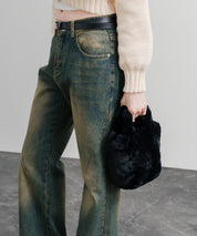 日本未展開モデル THE NORTH FACE ザ・ノースフェイス WHITE LABEL ホワイトレーベル PLUMPY TOTE BAG MINI FUR/2WAYミニバッグ 15469