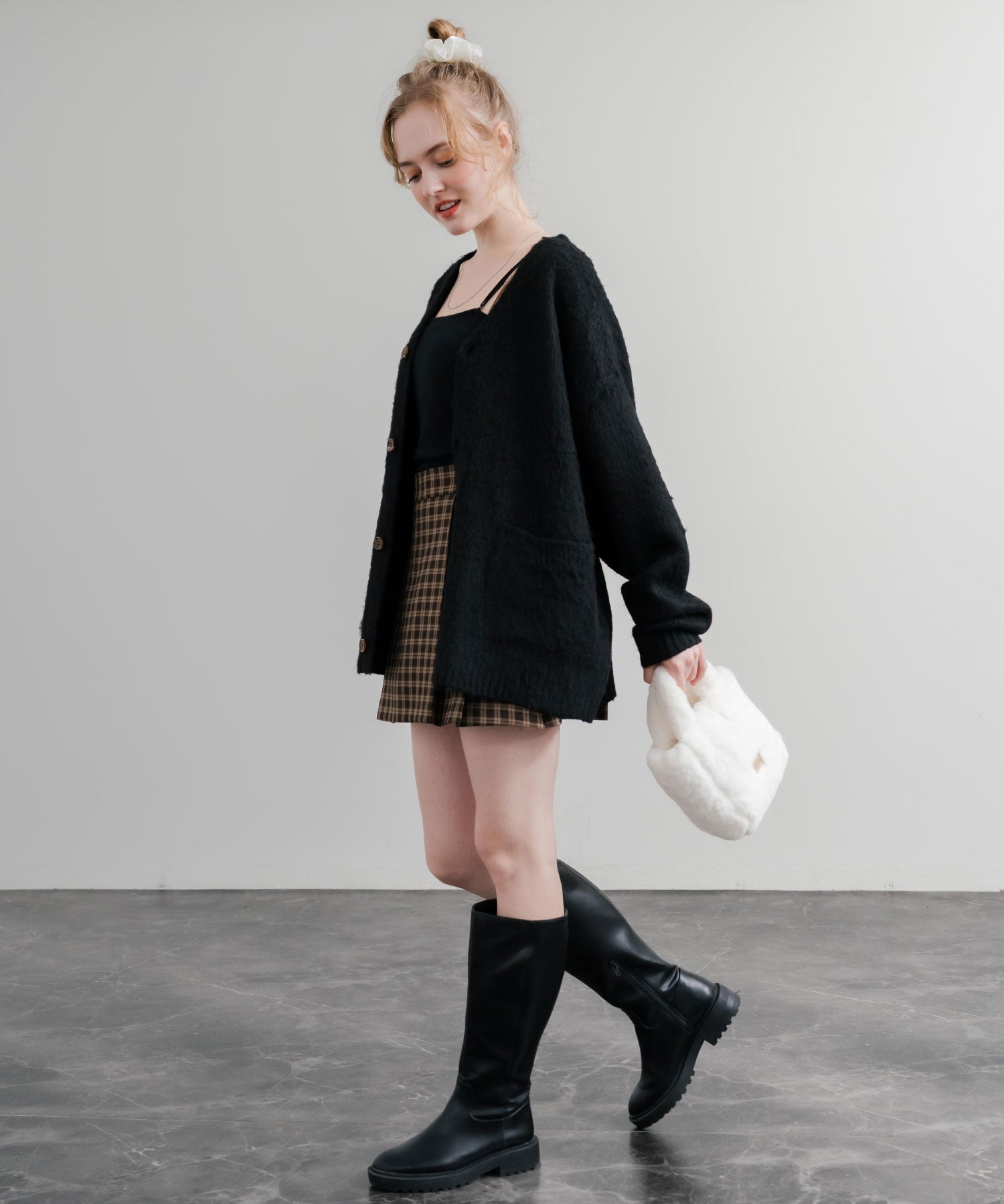 日本未展開モデル THE NORTH FACE ザ・ノースフェイス WHITE LABEL ホワイトレーベル PLUMPY TOTE BAG MINI FUR/2WAYミニバッグ 15469