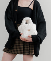 日本未展開モデル THE NORTH FACE ザ・ノースフェイス WHITE LABEL ホワイトレーベル PLUMPY TOTE BAG MINI FUR/2WAYミニバッグ 15469