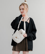 日本未展開モデル THE NORTH FACE ザ・ノースフェイス WHITE LABEL ホワイトレーベル PLUMPY TOTE BAG MINI FUR/2WAYミニバッグ 15469