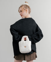日本未展開モデル THE NORTH FACE ザ・ノースフェイス WHITE LABEL ホワイトレーベル PLUMPY TOTE BAG MINI FUR/2WAYミニバッグ 15469