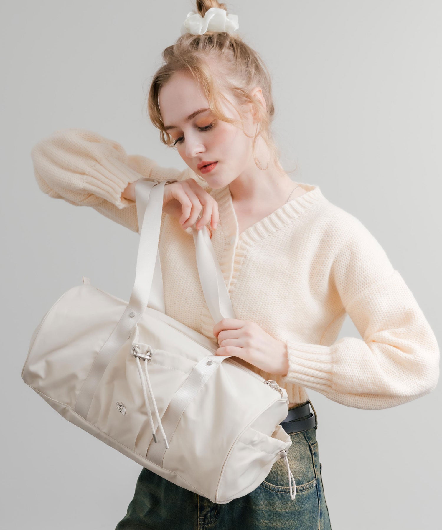 日本未展開モデル THE NORTH FACE ザ・ノースフェイス WHITE LABEL ホワイトレーベル BONNEY DUFFLE BAG S/ダッフルバッグ 15470