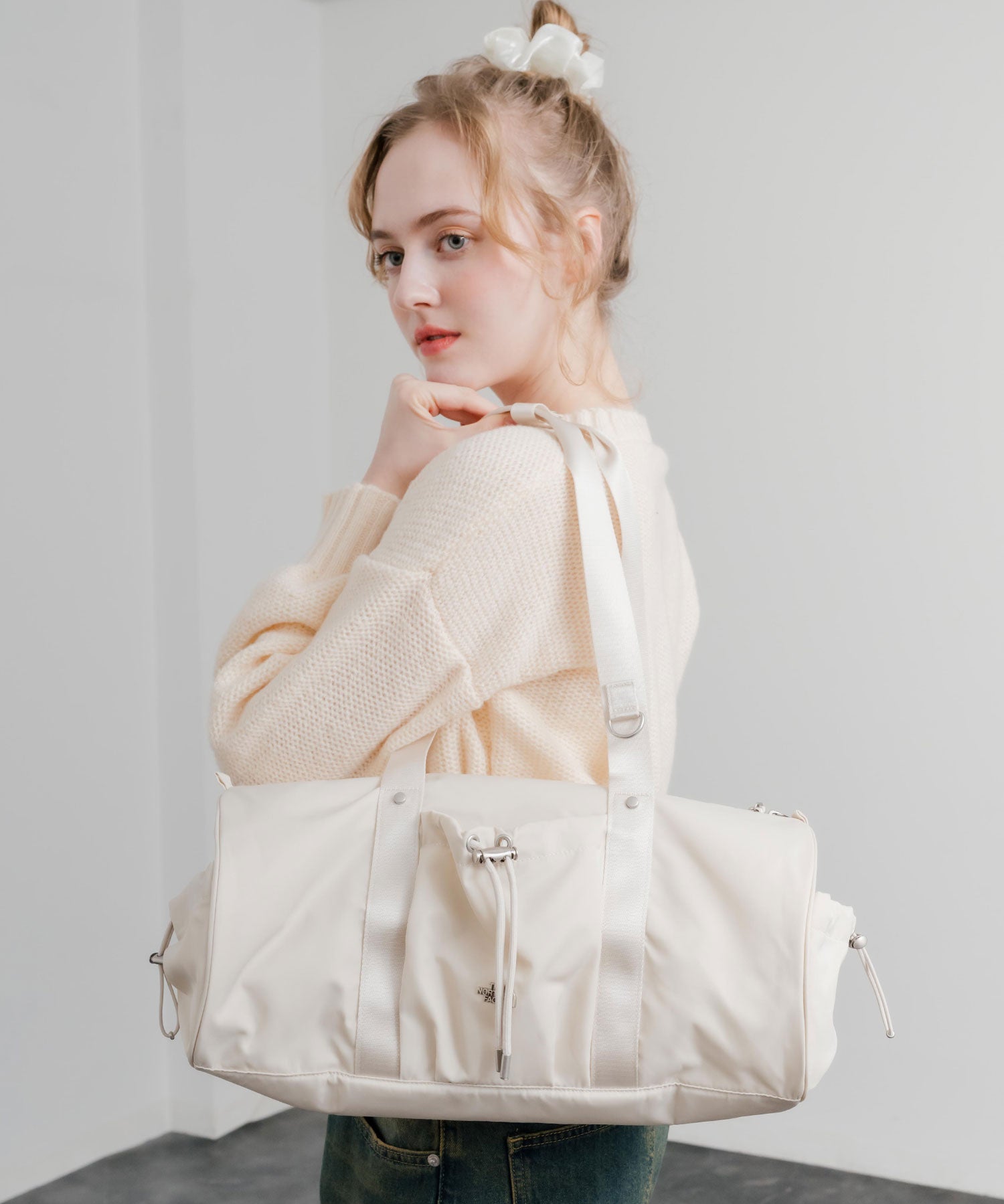 日本未展開モデル THE NORTH FACE ザ・ノースフェイス WHITE LABEL ホワイトレーベル BONNEY DUFFLE BAG S/ダッフルバッグ 15470
