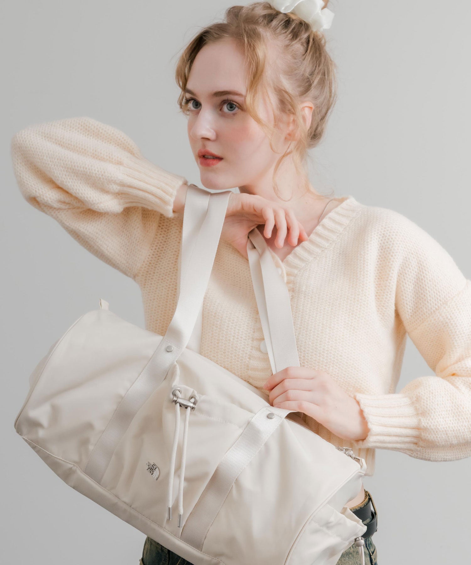 日本未展開モデル THE NORTH FACE ザ・ノースフェイス WHITE LABEL ホワイトレーベル BONNEY DUFFLE BAG S/ダッフルバッグ 15470