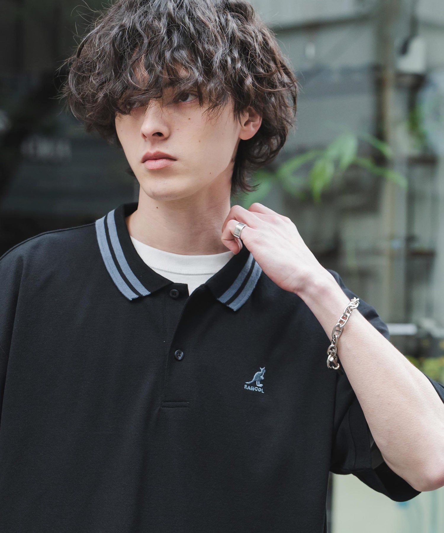 新色追加 KANGOL カンゴール 別注コラボ 接触冷感鹿の子ワンポイント