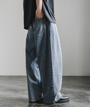 ヴィンテージライクワイドバルーンデニムパンツ 15478