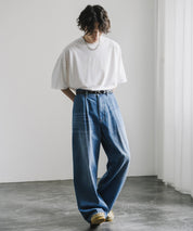 ヴィンテージライクワイドバルーンデニムパンツ 15478