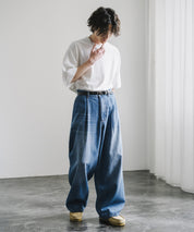 ヴィンテージライクワイドバルーンデニムパンツ 15478