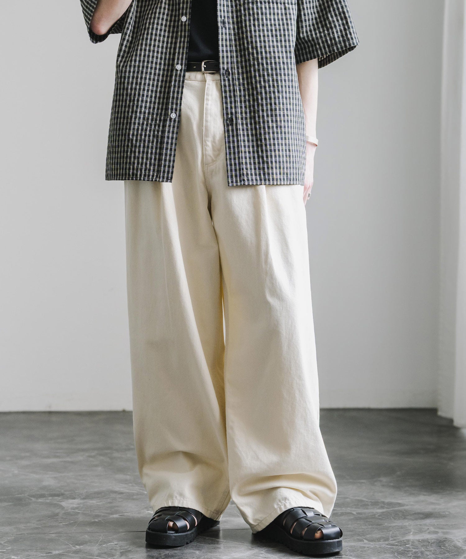 ヴィンテージライクワイドバルーンデニムパンツ 15478