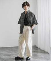 ヴィンテージライクワイドバルーンデニムパンツ 15478