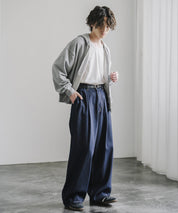 ヴィンテージライクワイドバルーンデニムパンツ 15478