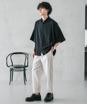 新色追加 接触冷感多機能素材リネンライク アンクルテーパードイージーパンツ 15482