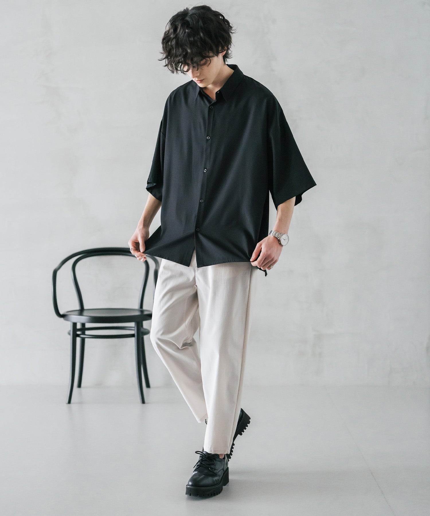 新色追加 接触冷感多機能素材リネンライク アンクルテーパードイージーパンツ 15482