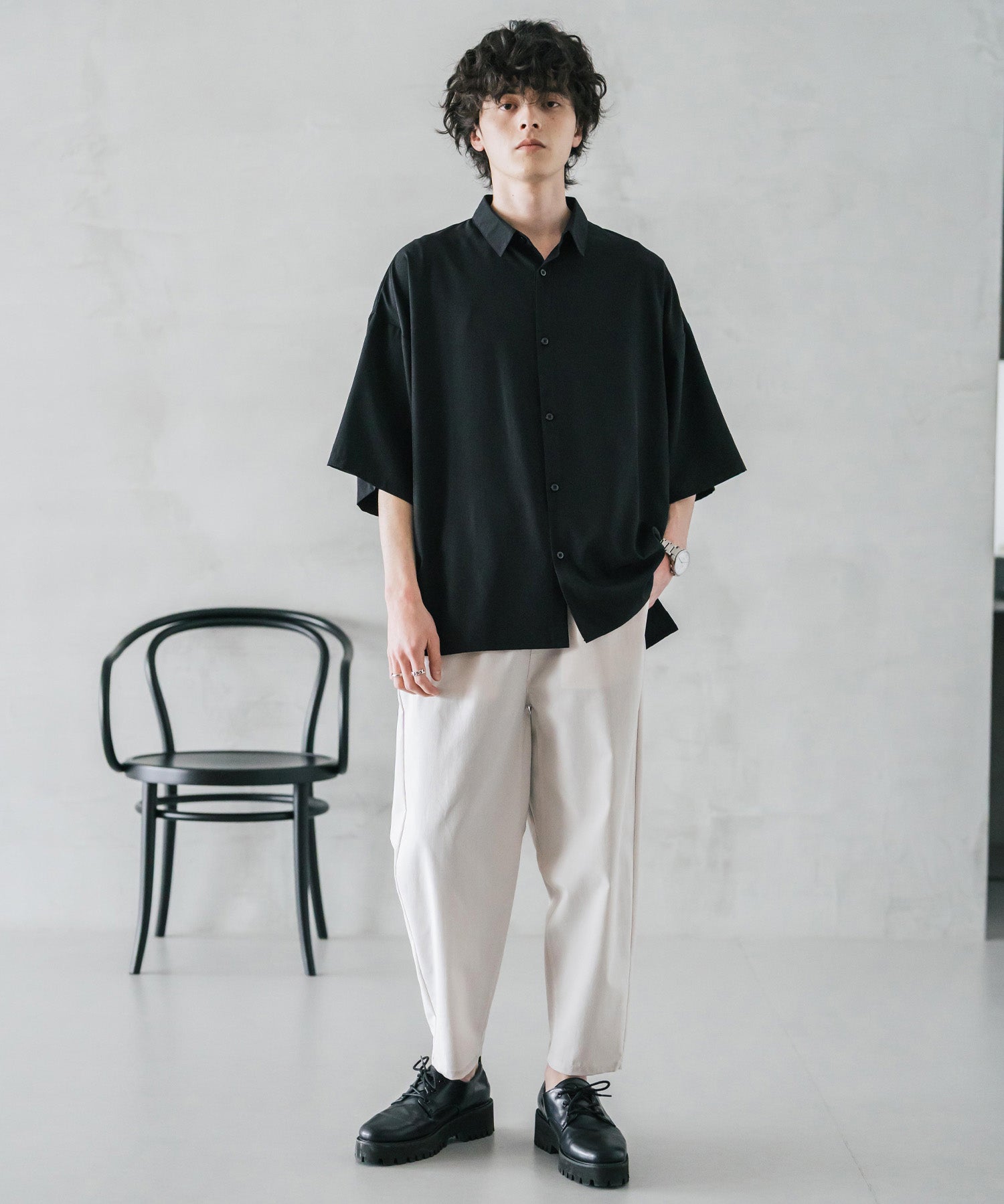 新色追加 接触冷感多機能素材リネンライク アンクルテーパードイージーパンツ 15482