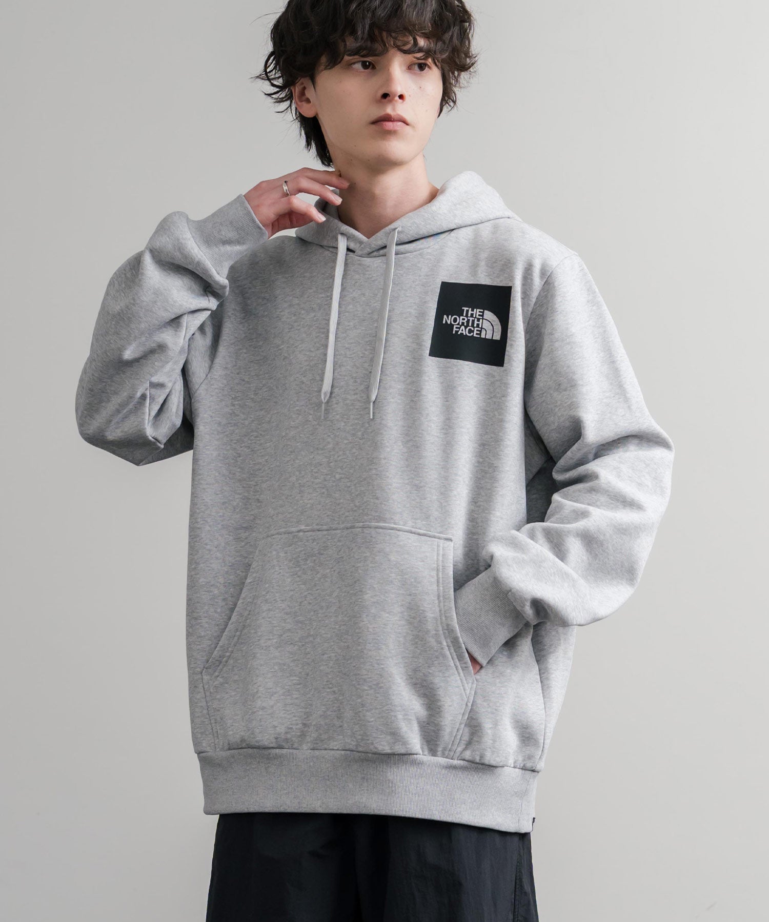 THE NORTH FACE ザ・ノースフェイス FINE HOODIE/裏起毛ロゴワンポイントプルオーバーパーカー 15485
