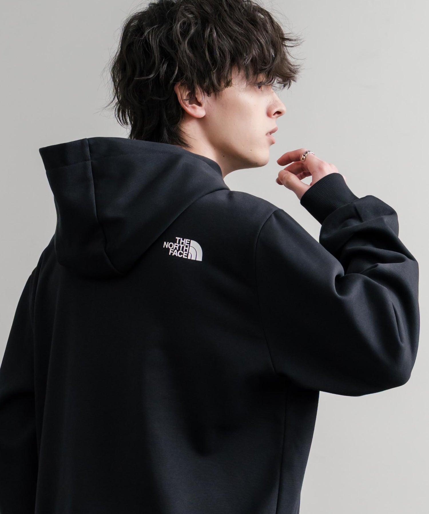 THE NORTH FACE ザ・ノースフェイス FINE HOODIE/裏起毛ロゴワンポイントプルオーバーパーカー 15485