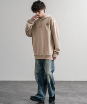 THE NORTH FACE ザ・ノースフェイス FLOWER DOME RELAXED HD SWEATSHIRT GPT ワンポイントフワラー刺繍裏毛パーカー 15488