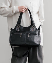 2WAY PUレザーショルダーバッグ/トートバッグ 15506