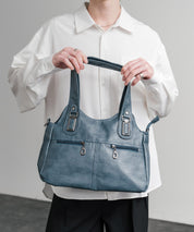 2WAY PUレザーショルダーバッグ/トートバッグ 15506