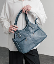 2WAY PUレザーショルダーバッグ/トートバッグ 15506