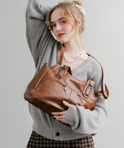 2WAY PUレザーショルダーバッグ/トートバッグ 15506